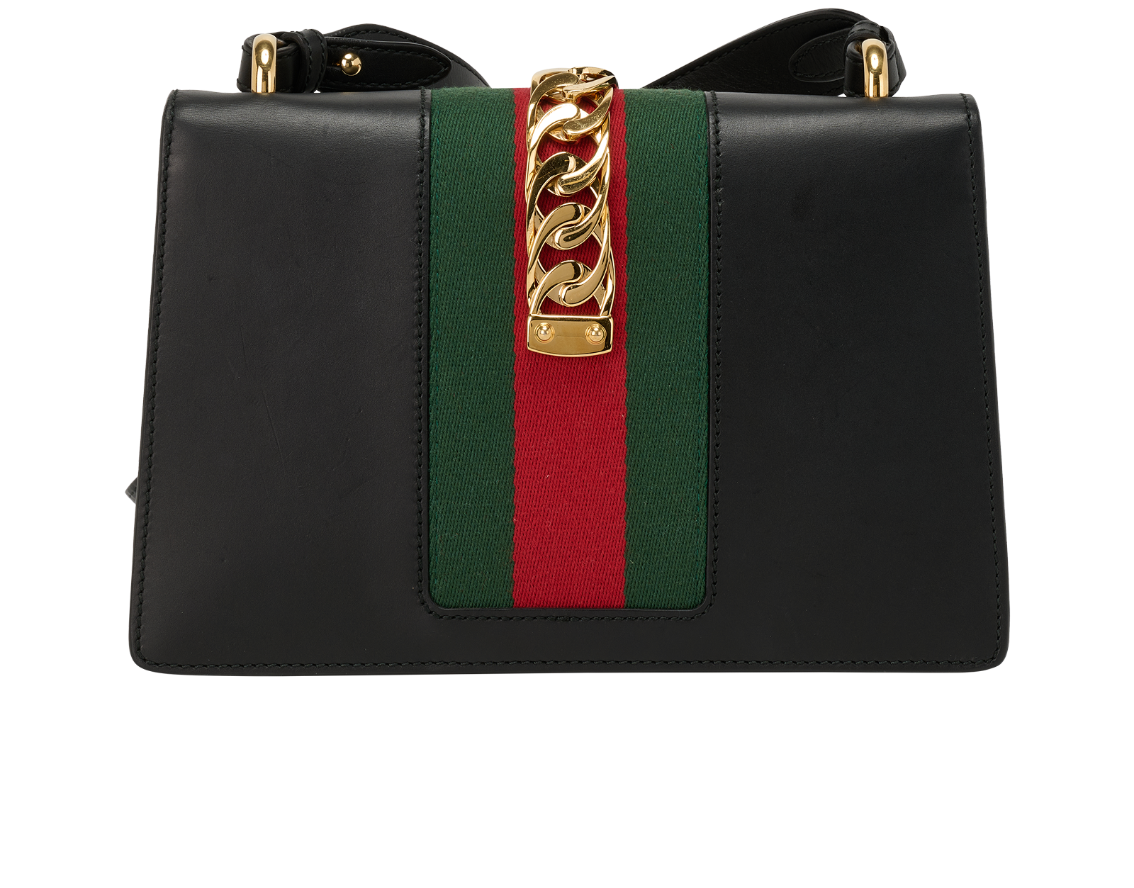 Small Sylvie, &pound;750, Handbags, Navy, Leather, Back view